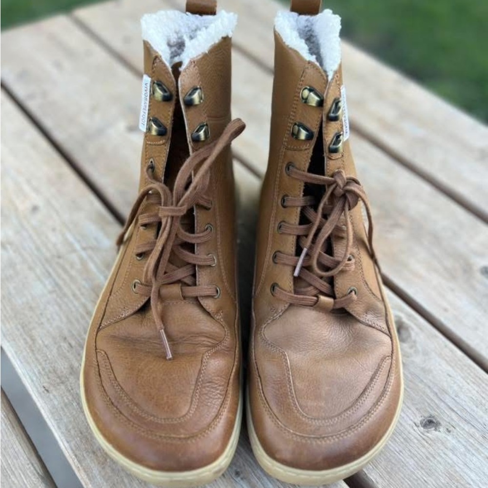 Vivo Barefoot Tan Leather Men's Boots